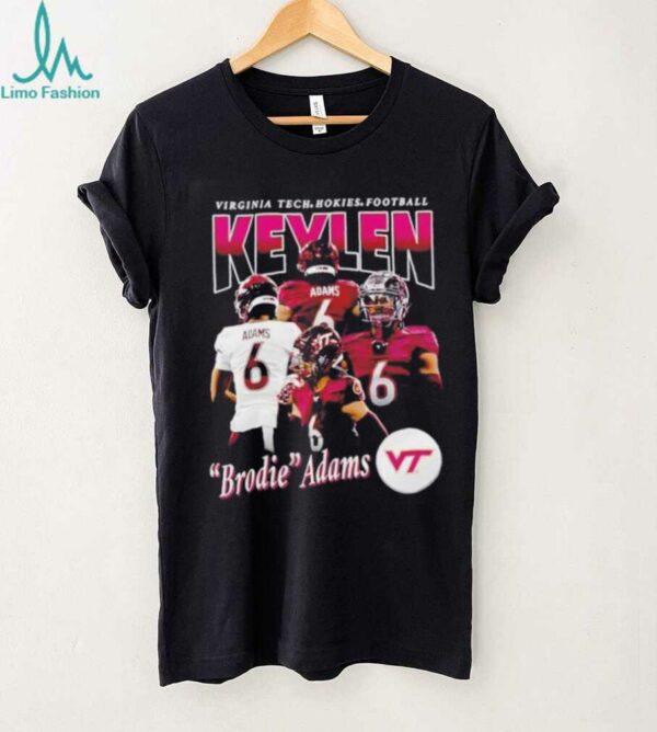 Keylen Adams Brodie Virginia Tech Hokies Football Vintage shirt