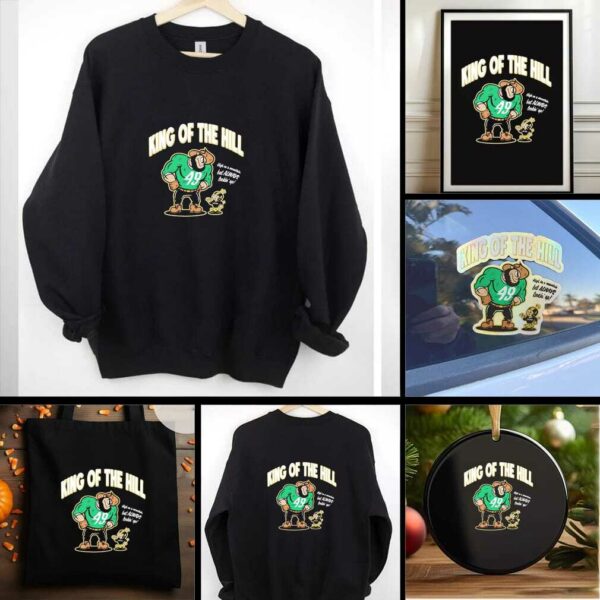 King of the Hill San Francisco 49ers NFL high on a mountain but always lookin up shirt