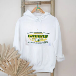 Kingsford Legion Baseball American Legion Class A Green State Champions shirt