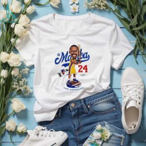 Kobe Bryant Mamba baseball cartoon shirt