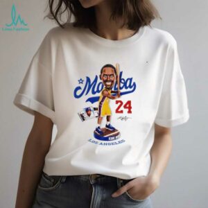 Kobe Bryant Mamba baseball cartoon shirt