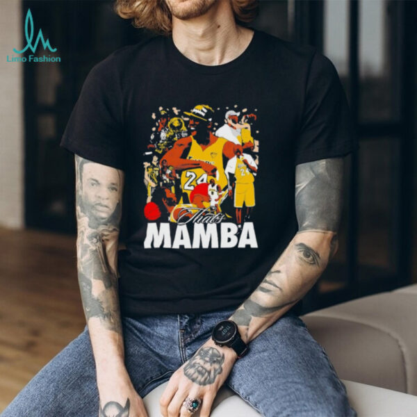 Kobe Bryant that’s Mamba graphic shirt