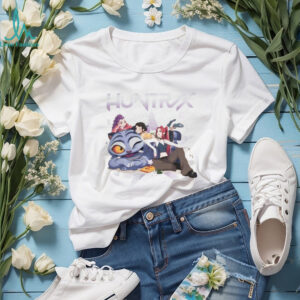 Kpop Demon Huntrix Mira, Rumi, Zoey, Derpy Tiger Shirt