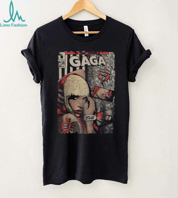 Lady Gaga Singer Washed Concert tour 2025 shirt