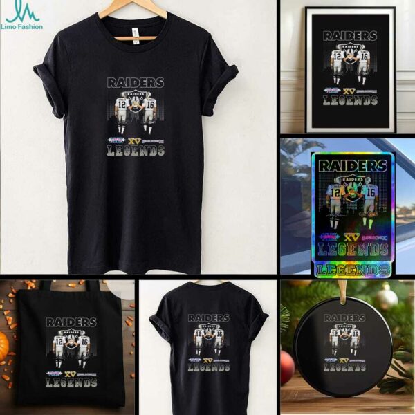 Las Vegas Raiders Ken Stabler And Jim Plunkett Super Bowl XI Legends shirt