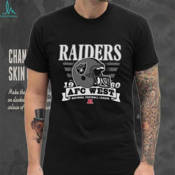 Las Vegas Raiders Stripe Splash Franklin Throwback T Shirt