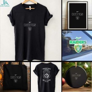 Las Vegas Raiders protect with honor police serve with pride shirt