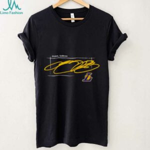 LeBron James Los Angeles Lakers signature shirt