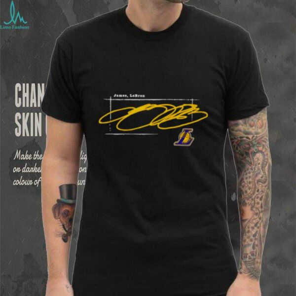 LeBron James Los Angeles Lakers signature shirt