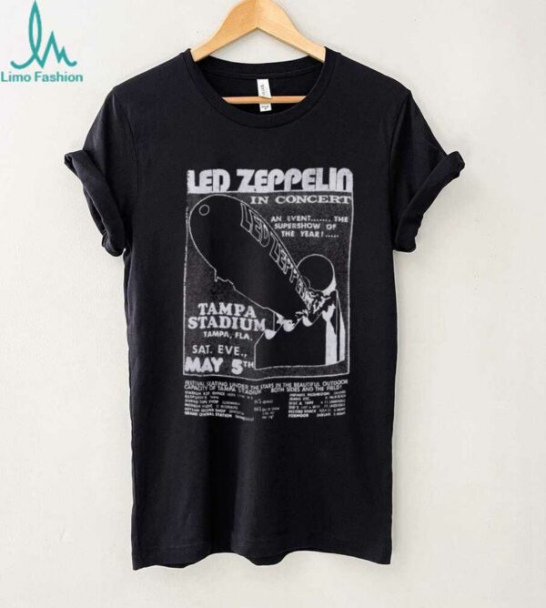 Led Zeppelin Tampa Stadium Concert T Shirt