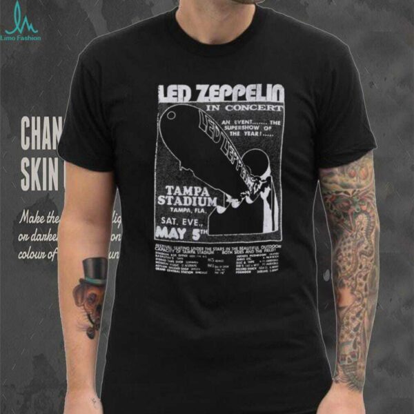 Led Zeppelin Tampa Stadium Concert T Shirt