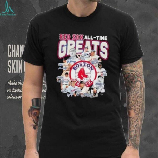Legends Boston Red Sox all time signatures shirt