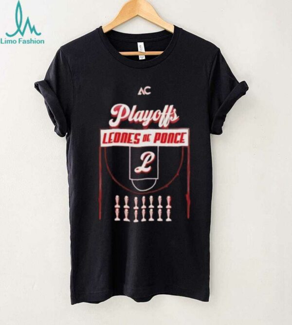 Leones De Ponce Basketball Playoffs Red 2025 Shirt