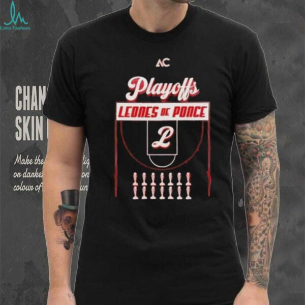 Leones De Ponce Basketball Playoffs Red 2025 Shirt