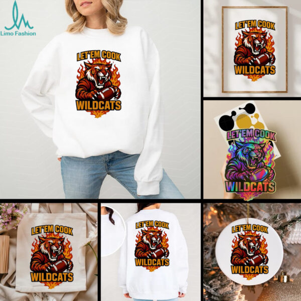 Let ‘Em Cook Wildcats Football mascot shirt