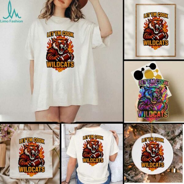 Let ‘Em Cook Wildcats Football mascot shirt