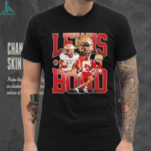 Lewis Bond Boston College Eagles football graphic shirt