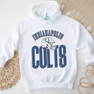 Indianapolis Colts Gameday Couture White Oversized Classic Fierce Focus T Shirt