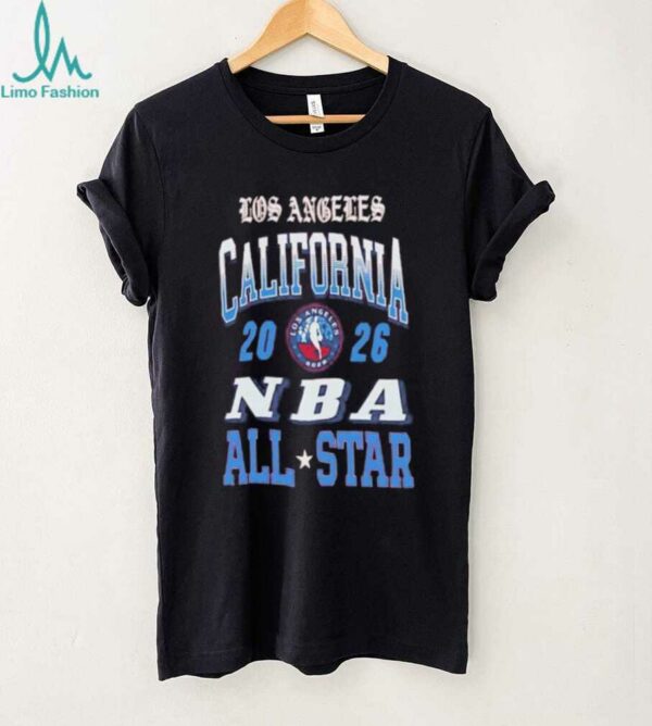 Los Angeles California 2026 NBA All Star Logo Graphic shirt