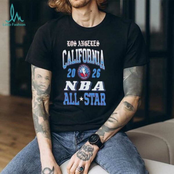 Los Angeles California 2026 NBA All Star Logo Graphic shirt