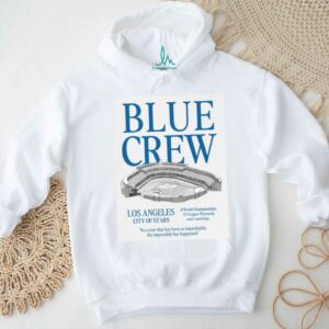 Los Angeles Dodgers Blue Crew Unisex Heavyweight T Shirt