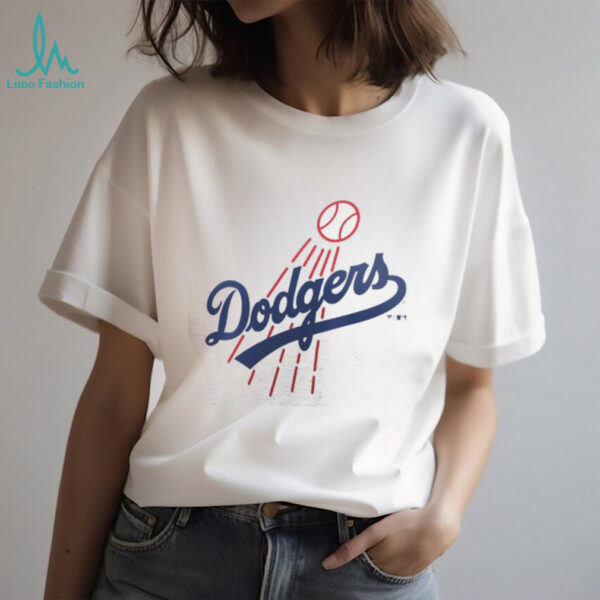 Los Angeles Dodgers Heather Gray Cooperstown Collection Huntington T Shirt