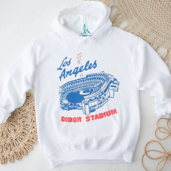 Los Angeles Dodgers Homage Gray Dodger Stadium T Shirt