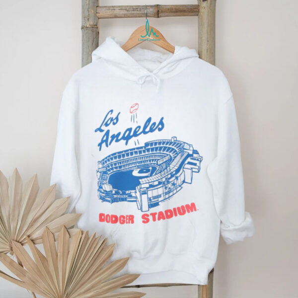 Los Angeles Dodgers Homage Gray Dodger Stadium T Shirt