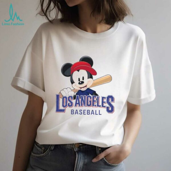 Los Angeles Mickey Baseball T Shirt
