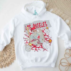 Los Angeles skeleton T shirt