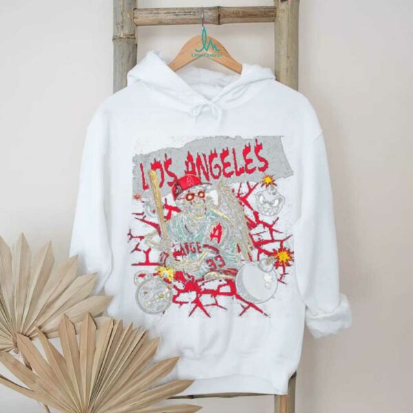Los Angeles skeleton T shirt