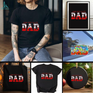 Louisville Cardinals Dad city skyline shirt