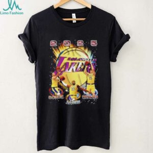 Luka Doncic LeBron James and Austin Reaves 2025 Los Angeles Lakers vintage shirt