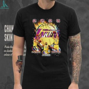 Luka Doncic LeBron James and Austin Reaves 2025 Los Angeles Lakers vintage shirt