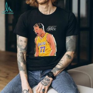 Luka Doncic Wearing New Lakers Luka Shirt
