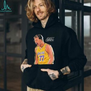 Luka Doncic Wearing New Lakers Luka Shirt