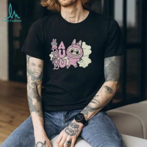 MLB Labubu Pink Cloudy Boston T Shirt