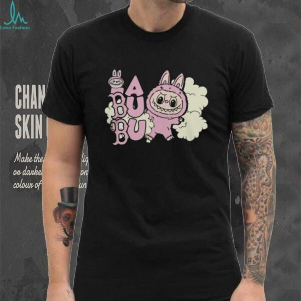 MLB Labubu Pink Cloudy Boston T Shirt