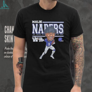 Malik Nabers WR New York Giants football shirt