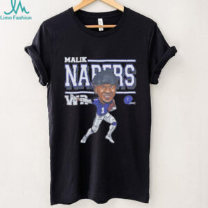 Malik Nabers WR New York Giants football shirt
