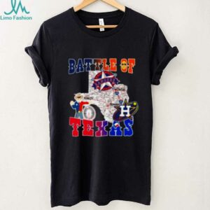 Map Houston Astros Vs Texas Rangers Battle Of Texas Shirt