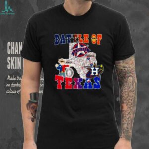 Map Houston Astros Vs Texas Rangers Battle Of Texas Shirt