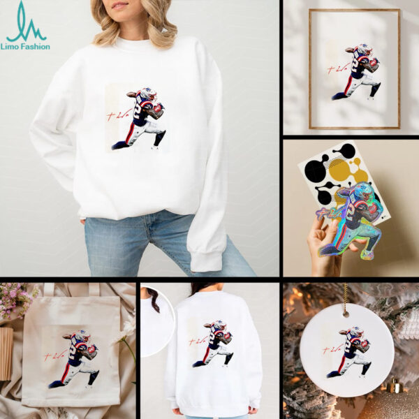 Marcus Epps New England Patriots signature graphic shirt
