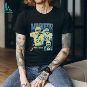 Marquis Jamison no 24 football player graphic shirt