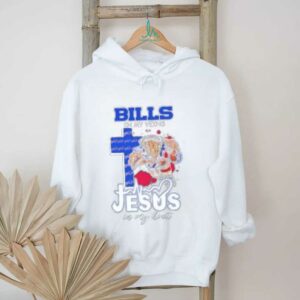 Mascot Buffalo Bills football in my veins Jesus in my heart shirt