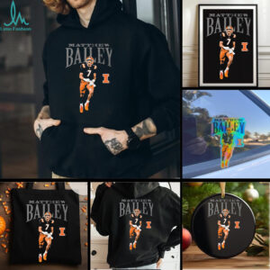 Matthew Bailey Illinois Fighting Illini Cartoon T Shirts