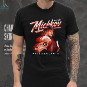 Matvei Michkov Philadelphia Bitmap NHL signature shirt