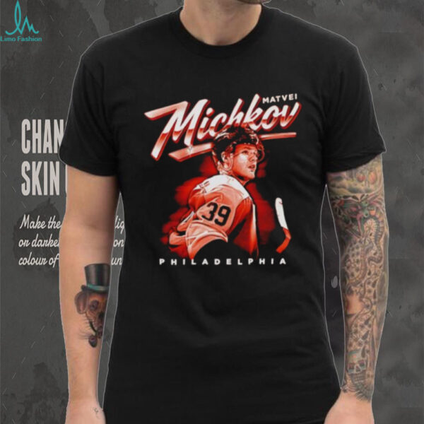 Matvei Michkov Philadelphia Bitmap NHL signature shirt