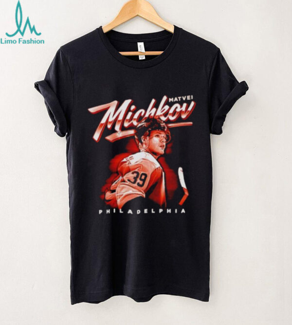 Matvei Michkov Philadelphia Bitmap NHL signature shirt