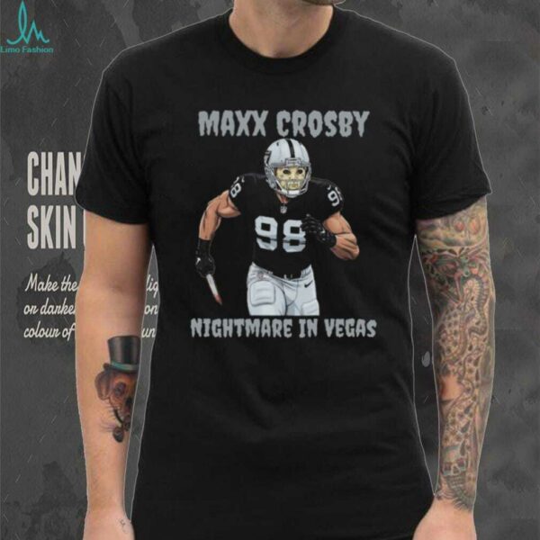 Maxx Crosby Las Vegas Football Haloween Nightmare in Vegas Jason Shirt